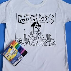 New Color Me ROBLOX Coloring T Shirt